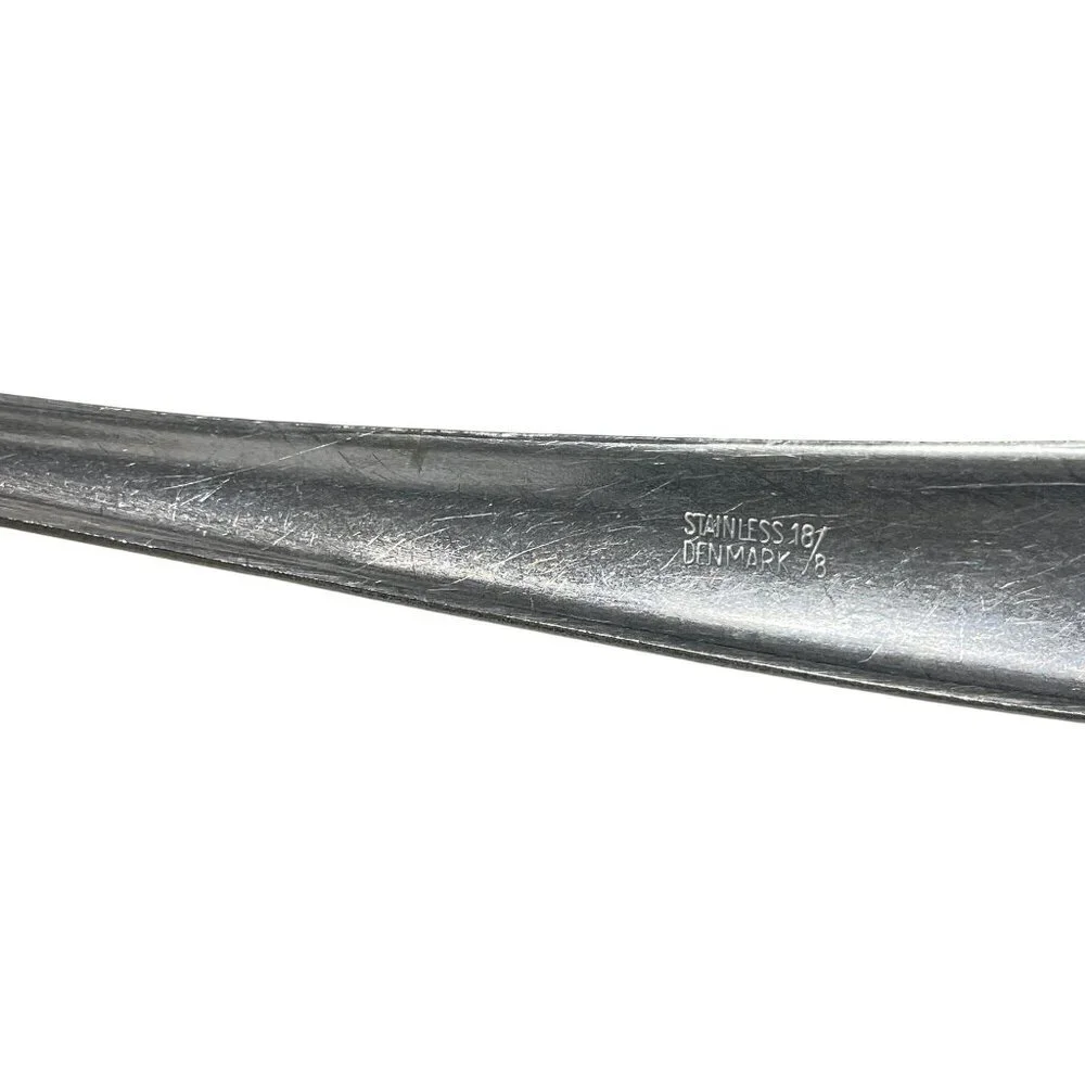 Stainless Steel Gravy‎ Spoon Ladle Denmark 18/8 Silverware Kitchen Utensil